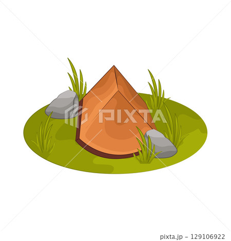 Illustration of Wood Trunk  129106922