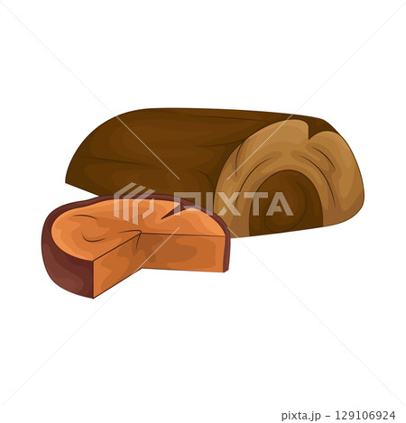 Illustration of Wood Trunk Illustration of Wood Trunk 129106924