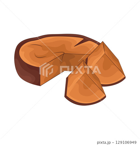 Illustration of Wood Trunk Illustration of Wood Trunk 129106949