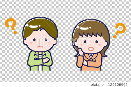 私服の10代/2人組/男女 04 私服の10代/2人組/男女 04 129106963