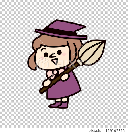 魔女のイラスト 129107733