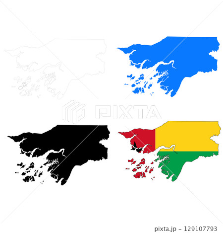 Guinea Bissau Map icon. Guinea Bissau Map Clipart. Guinea Bissau Flag Map sign. Guinea Bissau Outline. flat style. Guinea Bissau Map icon. Guinea Bissau Map Clipart. Guinea Bissau Flag Map sign. Guinea Bissau Outline. flat style. 129107793