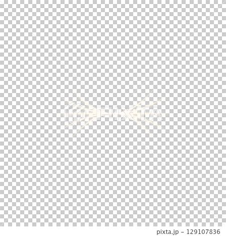 透明背景上的白色對稱徑向爆發效果 129107836