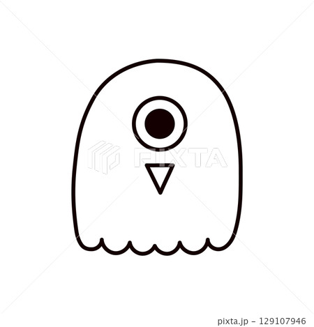おばけのイラスト 129107946