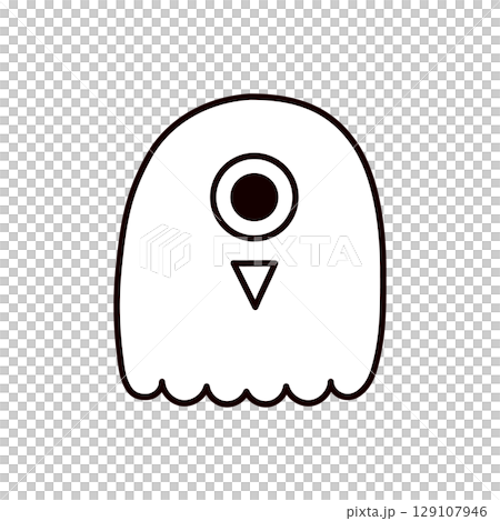 おばけのイラスト 129107946