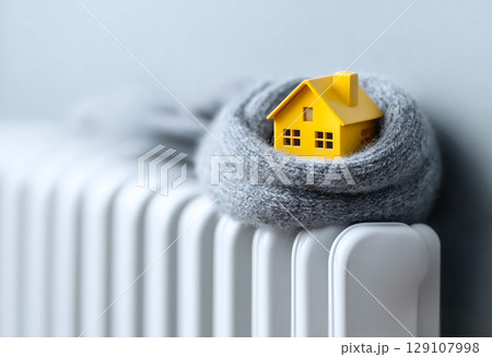 暖房と断熱のコンセプト 暖房と断熱のコンセプト 129107998