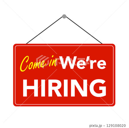 募集中の看板アイコンの素材 129108020