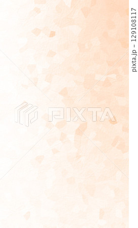 和紙柄風グラデーション背景　淡いオレンジ色　ベージュ肌色 129108117