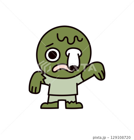 ゾンビのイラスト 129108720