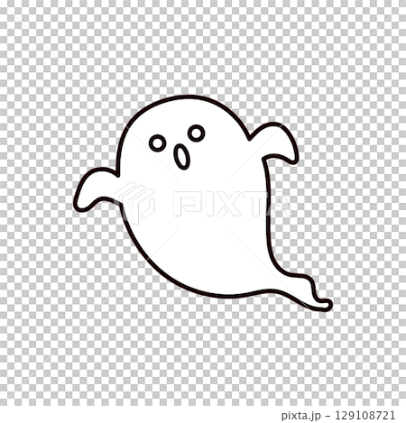 Ghost illustration 129108721