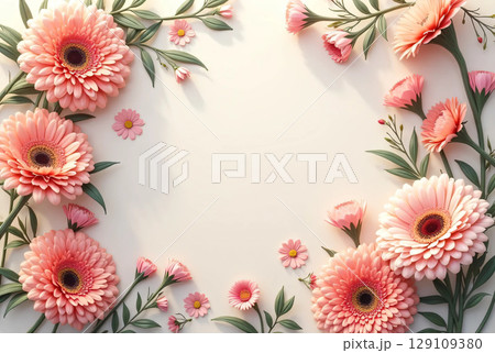 フラワーフレーム フリースペース付 フラワーフレーム フリースペース付 129109380