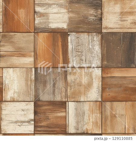 Rustic Wood Seamless Pattern 129110885