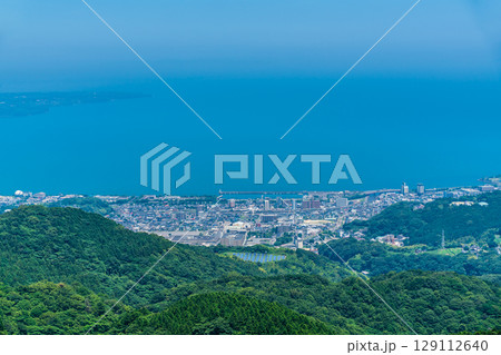 十文字原展望台から別府市の眺め【大分県別府市】 129112640