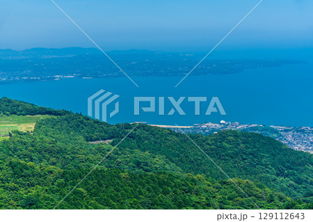 十文字原展望台から別府市の眺め【大分県別府市】 129112643