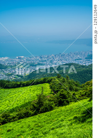 十文字原展望台から別府市の眺め【大分県別府市】 129112649