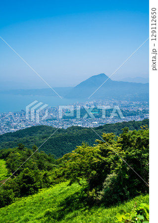 十文字原展望台から別府市の眺め【大分県別府市】 129112650