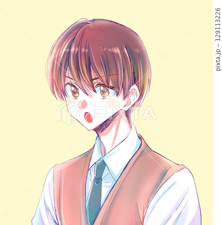 話す学生 話す学生 129113226