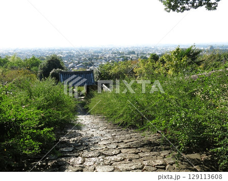 奈良・白毫寺の参道からの眺め(奈良市街) 奈良・白毫寺の参道からの眺め(奈良市街) 129113608