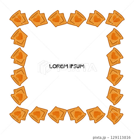 Toasted Bread Jam Frame Design Toasted Bread Jam Frame Design 129113816