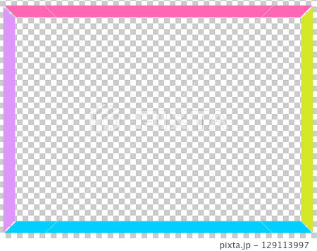 シンプルなフレーム シンプルなフレーム 129113997