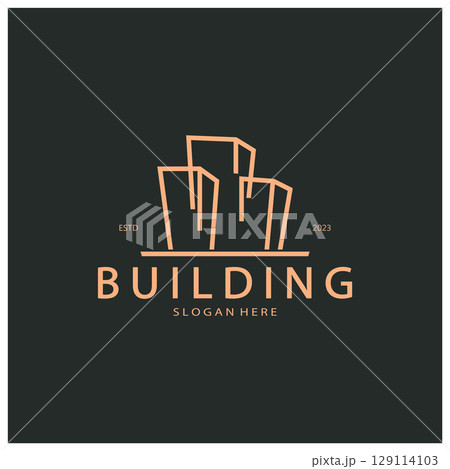 Building logo vector illustration design,Real Estate logo template, Logo symbol icon Building logo vector illustration design,Real Estate logo template, Logo symbol icon 129114103