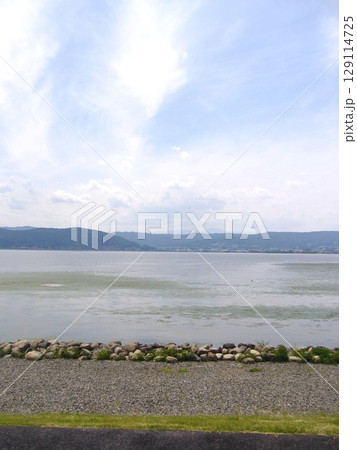 諏訪、間欠泉、諏訪湖 129114725