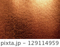銅箔の和紙素材。お正月やお歳暮で使えそうな高級感のある銅箔の背景素材。 129114959