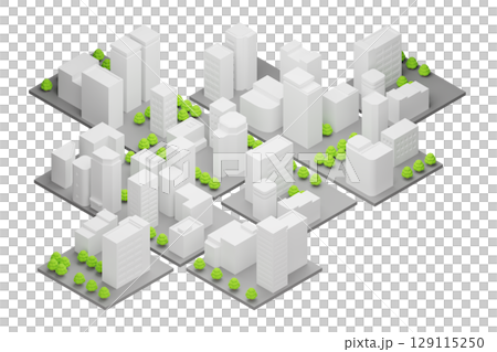 Aerial view of city buildings 2 Aerial view of city buildings 2 129115250