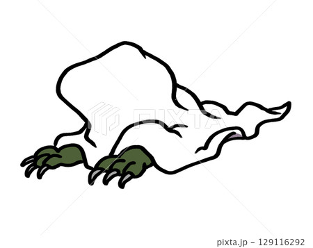 妖怪大布のデフォルメイラスト 129116292
