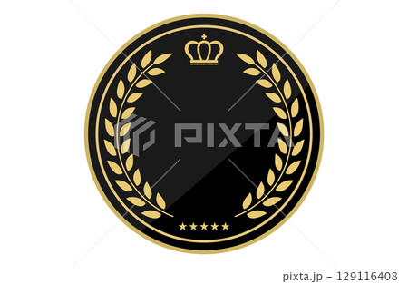 ランキングメダル素材ベクターイラスト 129116408