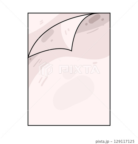 illustration of paper illustration of paper 129117125