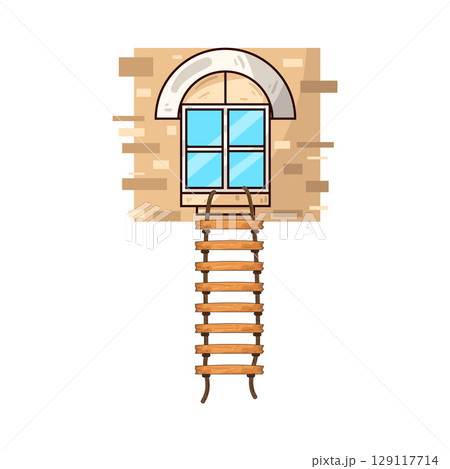 illustration of window ladderのイラスト素材 [129117714] - PIXTA