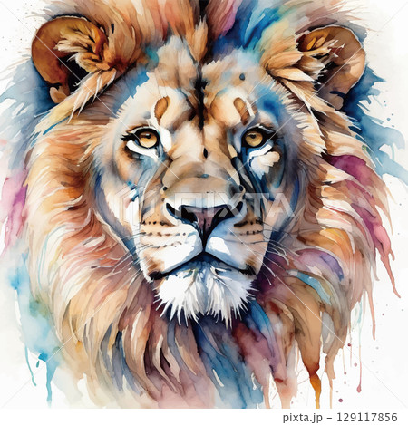 ライオンのイラスト 129117856