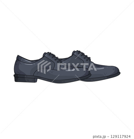 illustration of loafers illustration of loafers 129117924