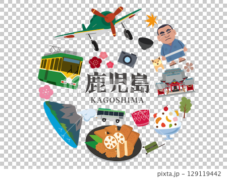 Popular tourist spots in Kagoshima Prefecture 129119442