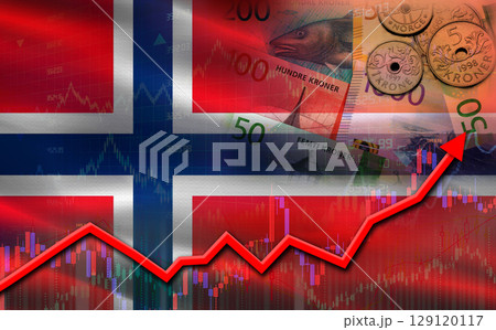 Norway economic growth on financial graph. Norway financial growth on market graph Norway economic growth on financial graph. Norway financial growth on market graph 129120117