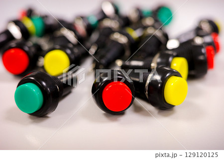 Colorful push buttons for electronics and control panels 129120125