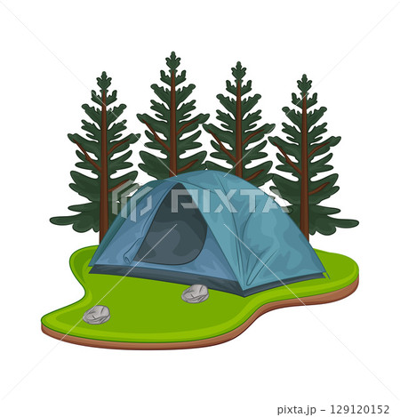 Illustration of Tent  129120152