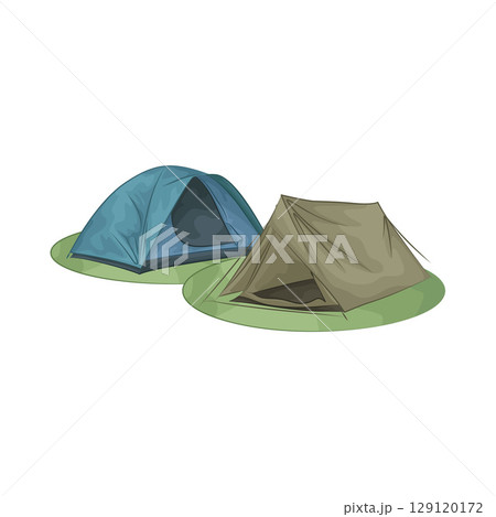 Illustration of Tent Illustration of Tent 129120172