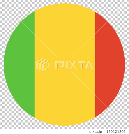 The round flag of Mail isolated. 129121205