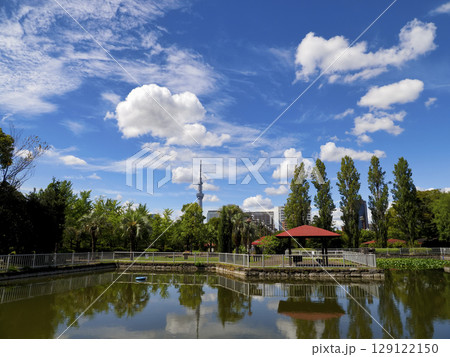 猿江恩賜公園・北側地区・ミニ木蔵と池 猿江恩賜公園・北側地区・ミニ木蔵と池 129122150