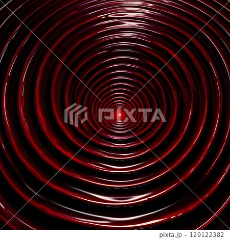 Immerse yourself in a stunning, deep red vortex with pulsating energy and captivating light for dynamic backgrounds 129122382