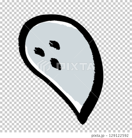 手繪鬼插圖 129122592