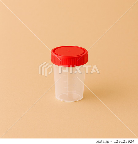 透明プラスチック採尿カップ（未使用）｜在宅検査・健康診断用 129123924