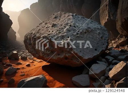 Asteroid in Canyon 129124548