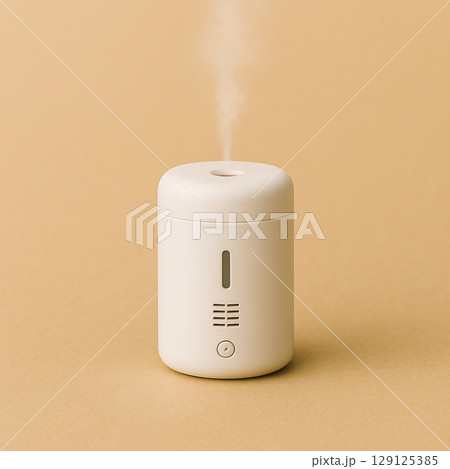 ミニチュアの加湿器　病室・在宅療養・健康管理のイメージ 129125385