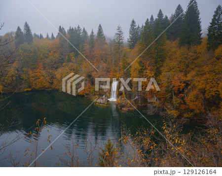 Plitvice Lakes in Croatia during autumn Plitvice Lakes in Croatia during autumn 129126164