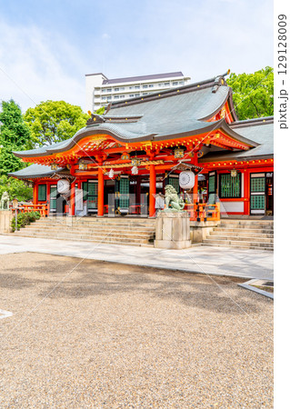 日本最古級の由緒ある神社　生田神社（生田さん）　拝殿　神戸市中央区下山手通 129128009