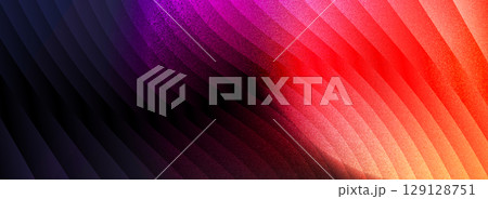 vibrant red and blue ribbed glass gradient abstract background with glossy smooth flowing waves and luminous fluid stripe texture for stylish digital wallpaper design 129128751
