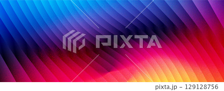 vibrant red and purple ribbed glass gradient abstract background with smooth glossy flowing wave texture and luminous fluid stripe pattern for creative digital wallpaper 129128756